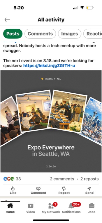 60-person Seattle meetup